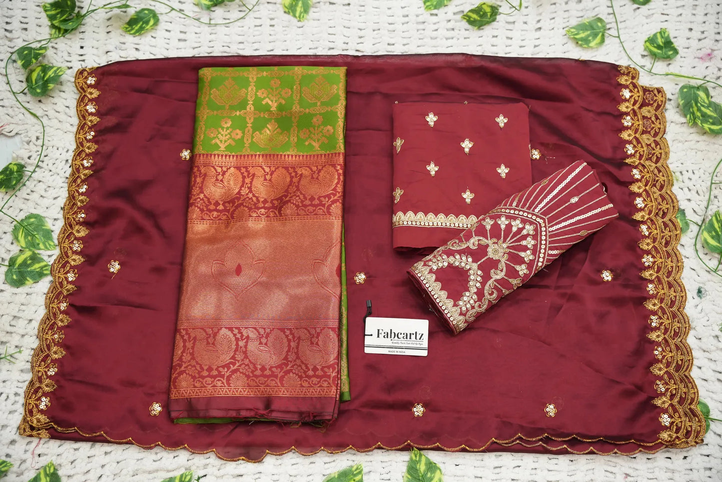 Ojasvini South Indian Festival Traditional Half Saree