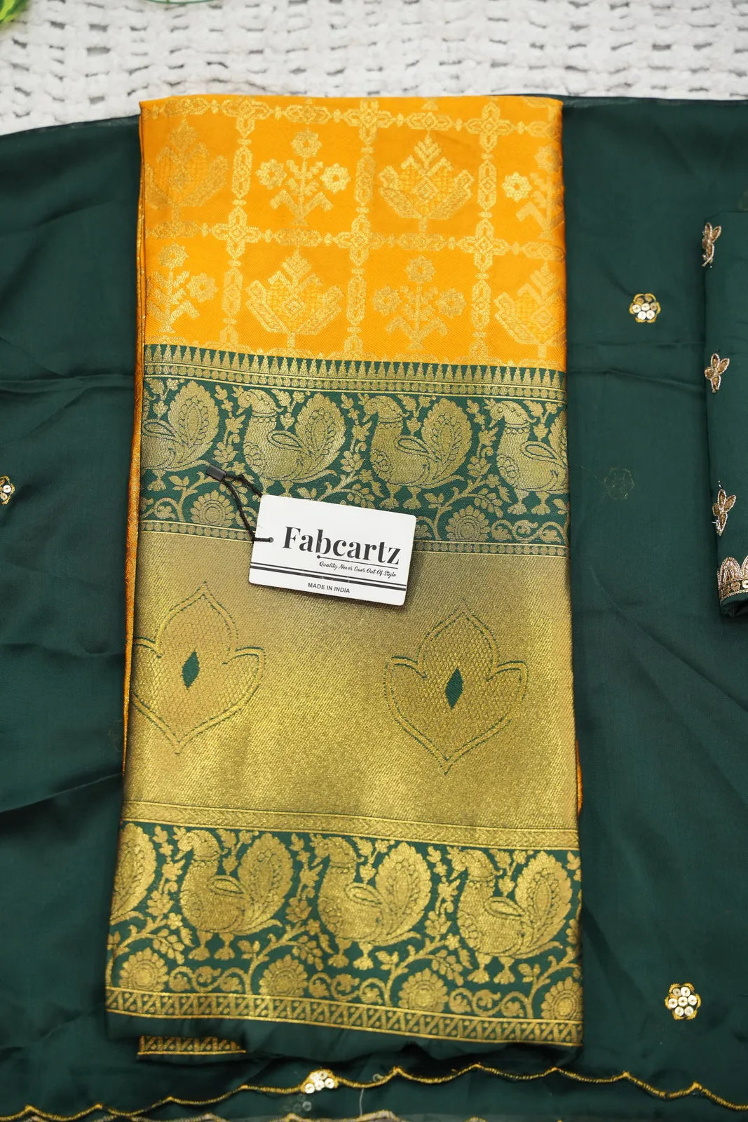 Ojasvini South Indian Festival Traditional Half Saree