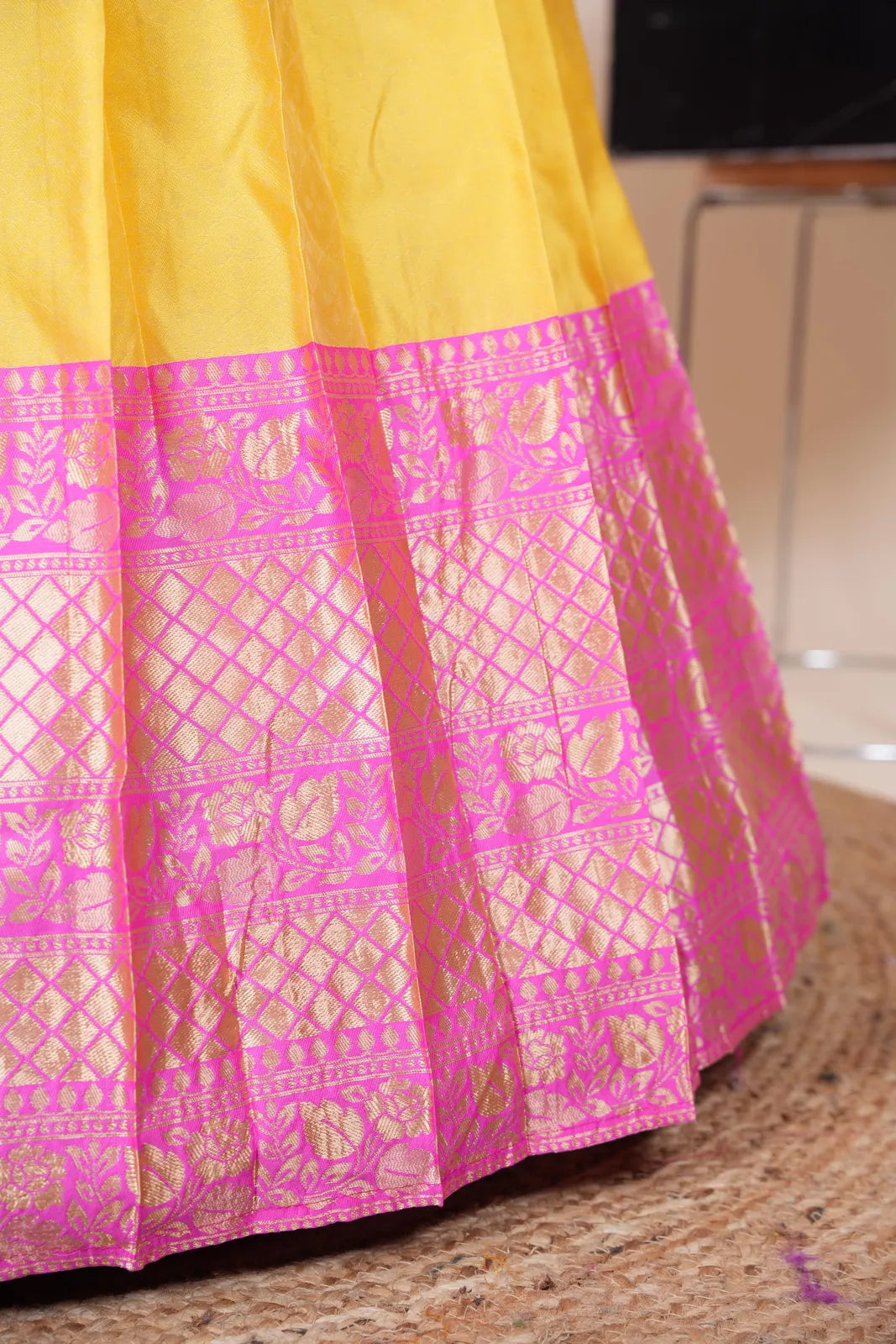 Zuvitha South Indian Festival Traditional Half Saree