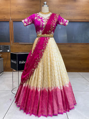 South Indian Festival Traditional Half Saree Zayra