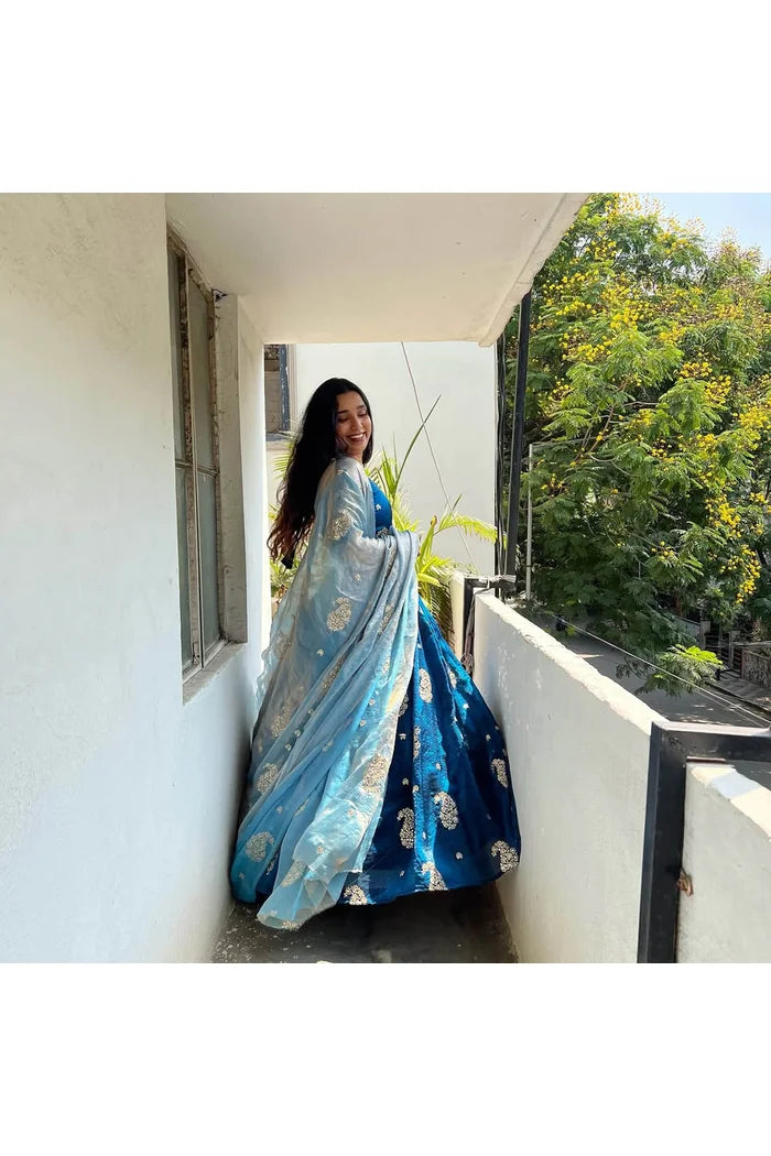 Tanshi South Indian Festival Traditional Half Saree