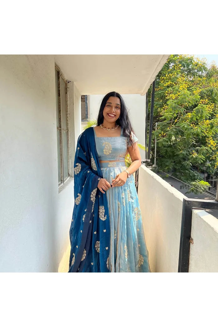 Tanshi South Indian Festival Traditional Half Saree