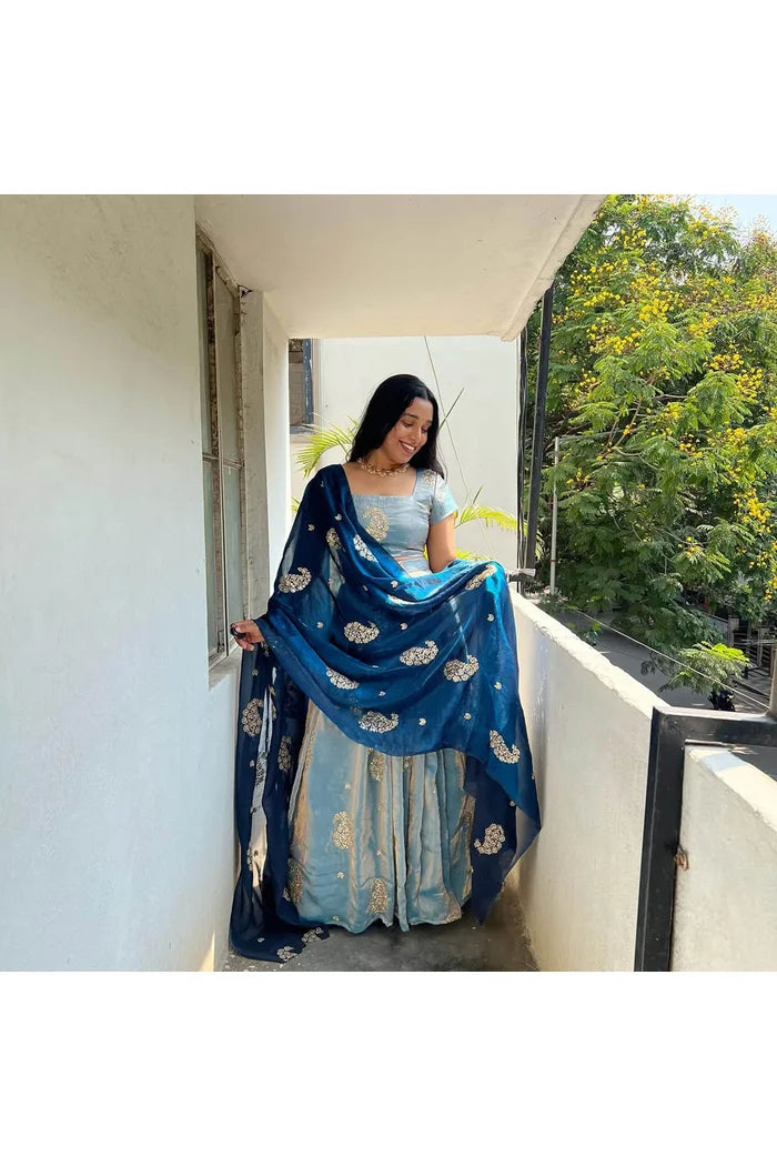 Tanshi South Indian Festival Traditional Half Saree
