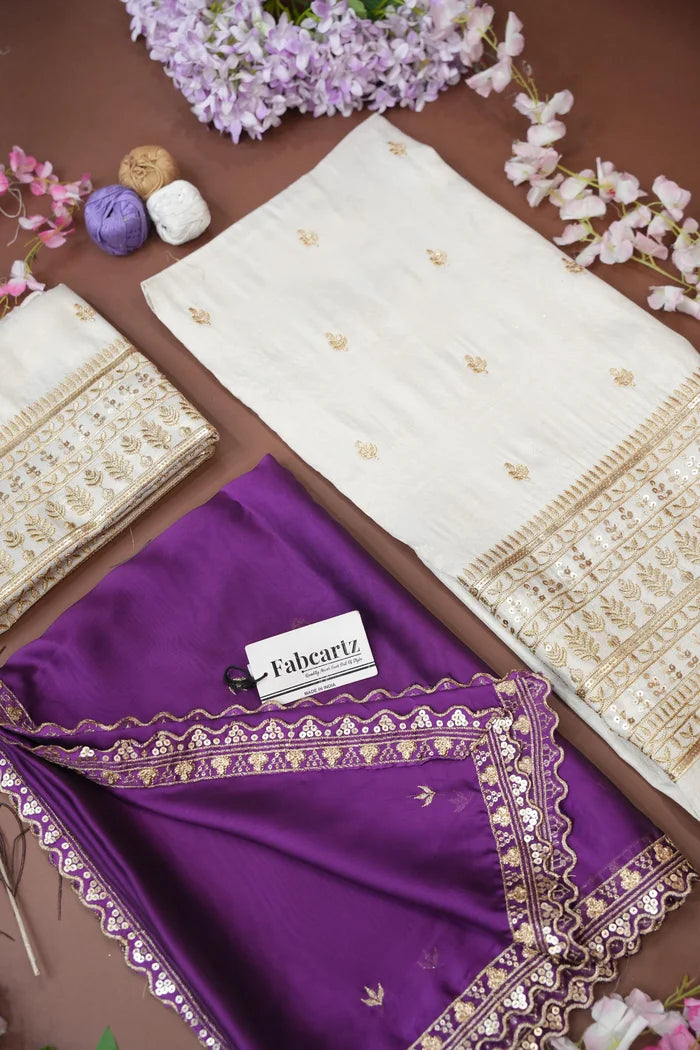Aarohi Women's Woven Design Half Saree with Blouse and Dupatta