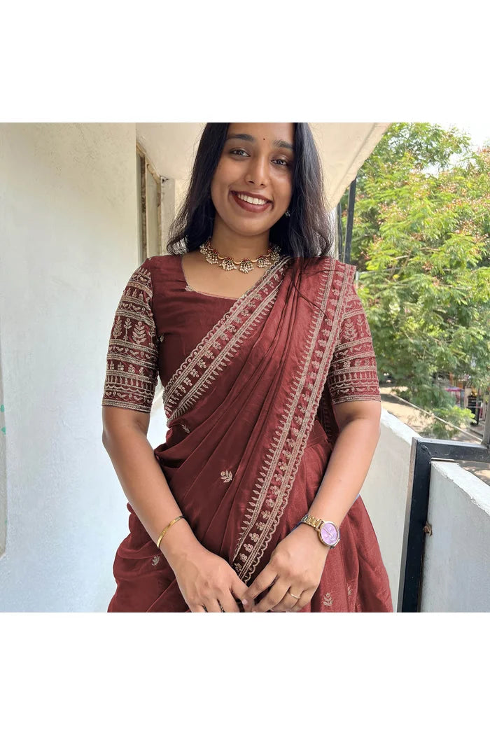 (Mandrikula) South Indian Festival Traditional Half Saree
