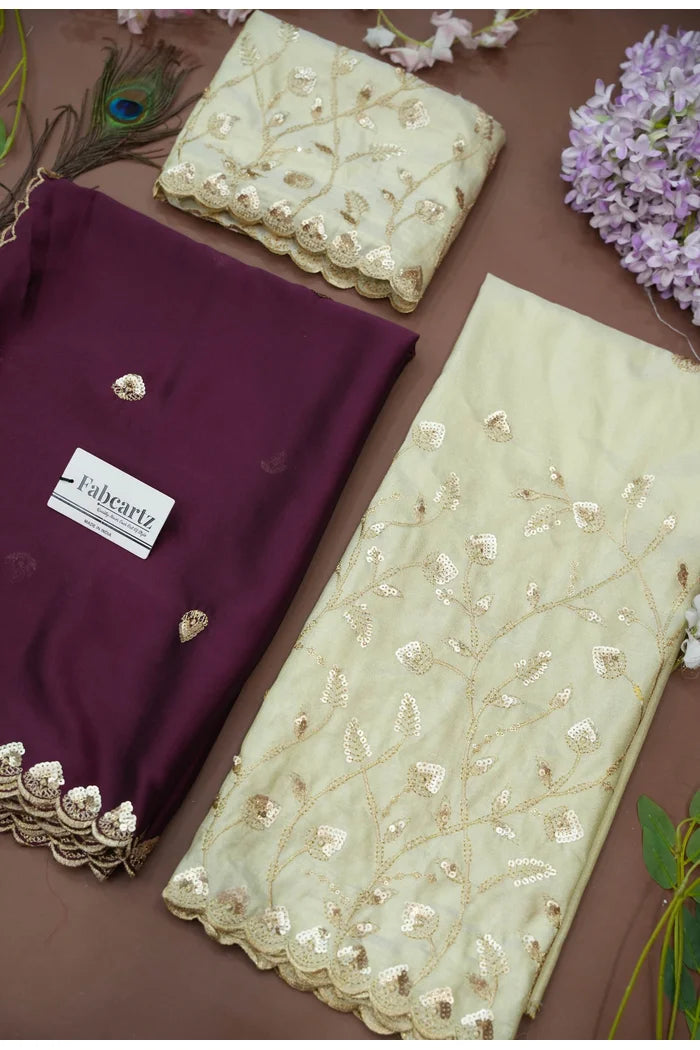 Satyabhumi Women's Woven Design Half Saree with Blouse and Dupatta