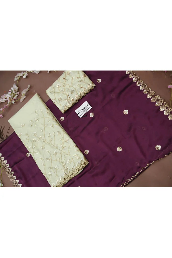 Satyabhumi Women's Woven Design Half Saree with Blouse and Dupatta