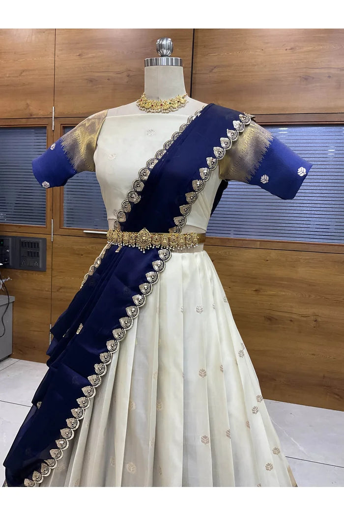 దక్షిణ భారత పండుగ సాంప్రదాయ హాఫ్ చీర (MYR)
