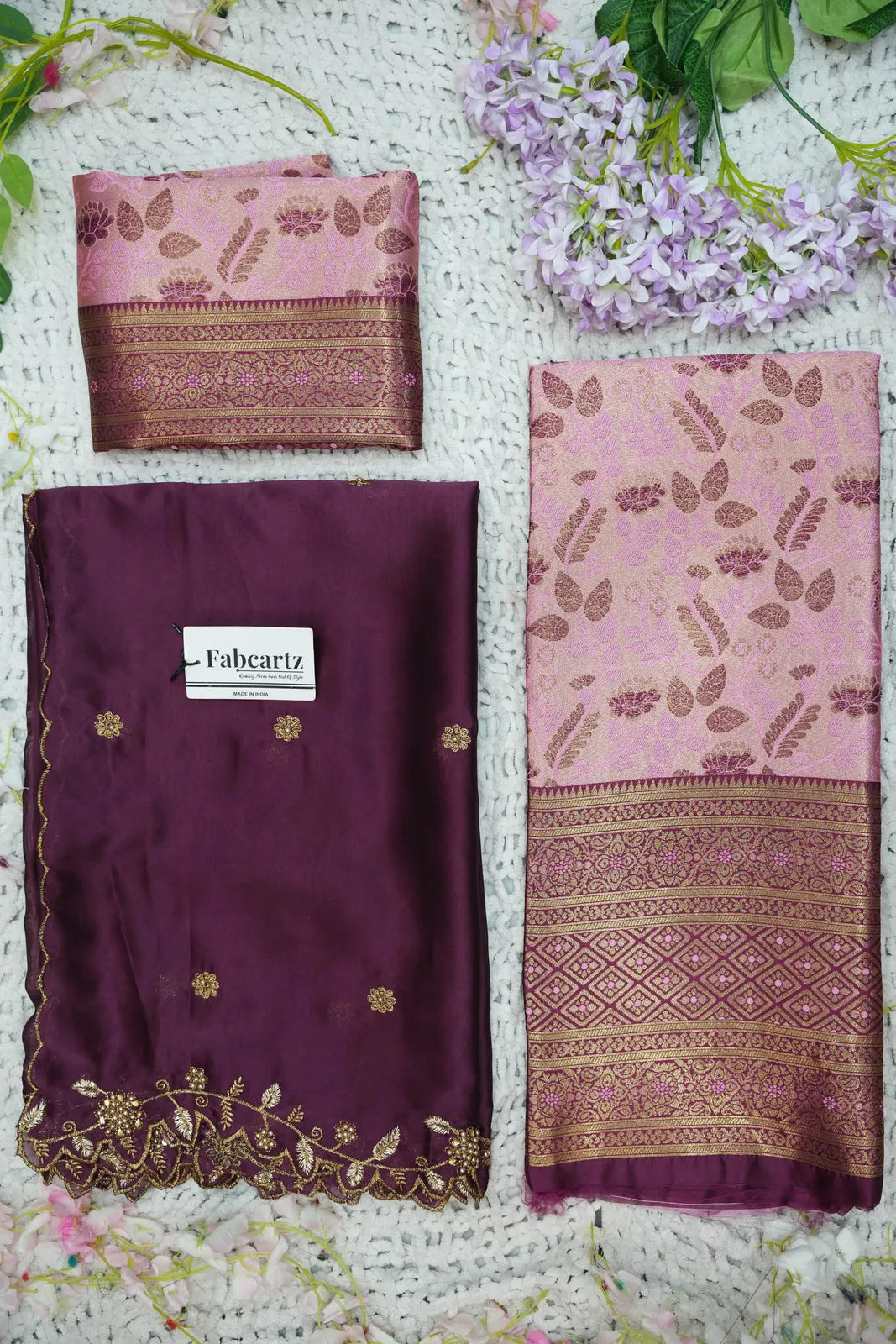 (Udaya) South Indian Festival Traditional Half Saree with Embroidered Blouse & Dupatta