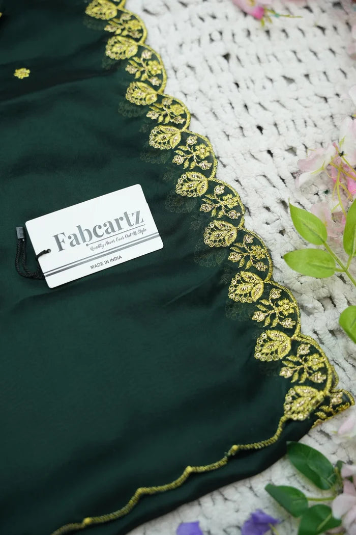 దక్షిణ భారత పండుగ సాంప్రదాయ హాఫ్ చీర (ఛవి)