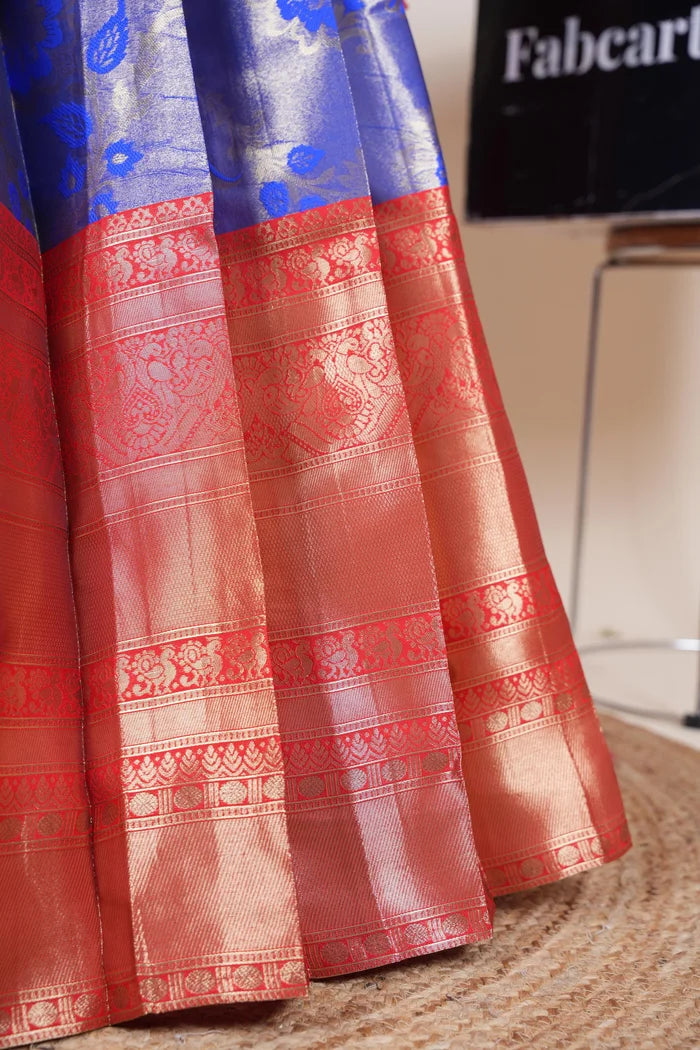 దక్షిణ భారత పండుగ సాంప్రదాయ హాఫ్ చీర (ఛవి)