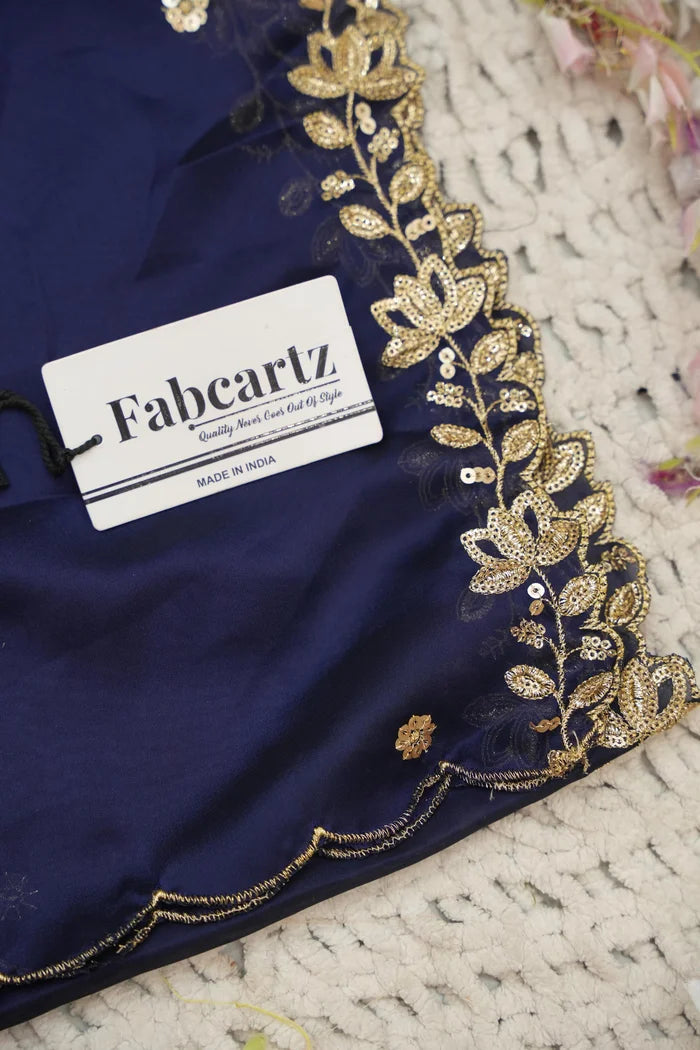 దక్షిణ భారత పండుగ సాంప్రదాయ హాఫ్ చీర (ఛవి)