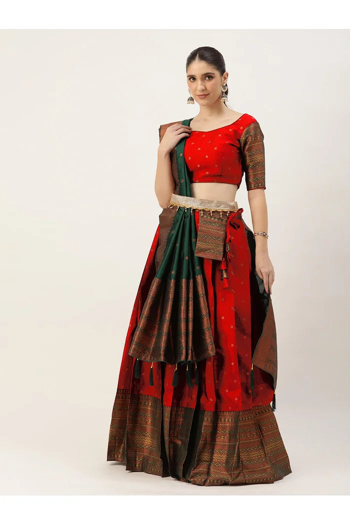 South Indian Festival Traditional Half Saree (Langhar)