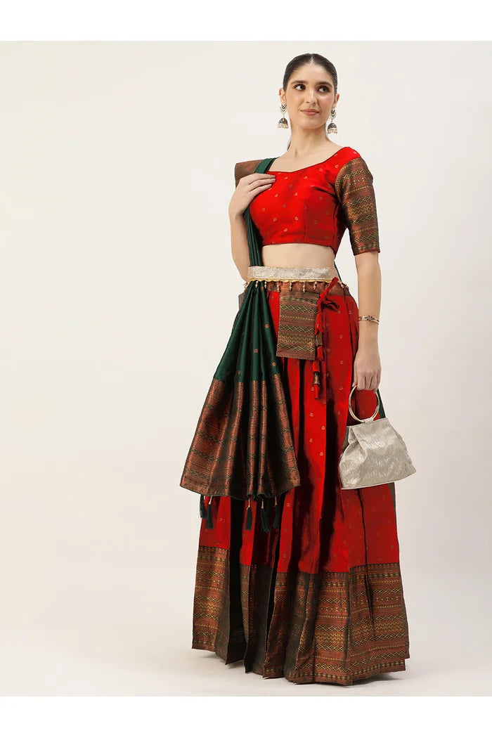 South Indian Festival Traditional Half Saree (Langhar)