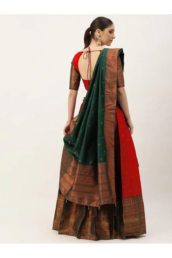 South Indian Festival Traditional Half Saree (Langhar)