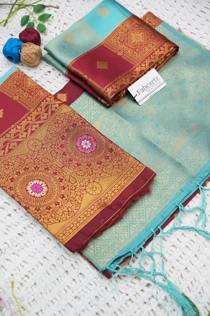 New Kids Traditional South Indian Half Saree (Vishnu Kids)