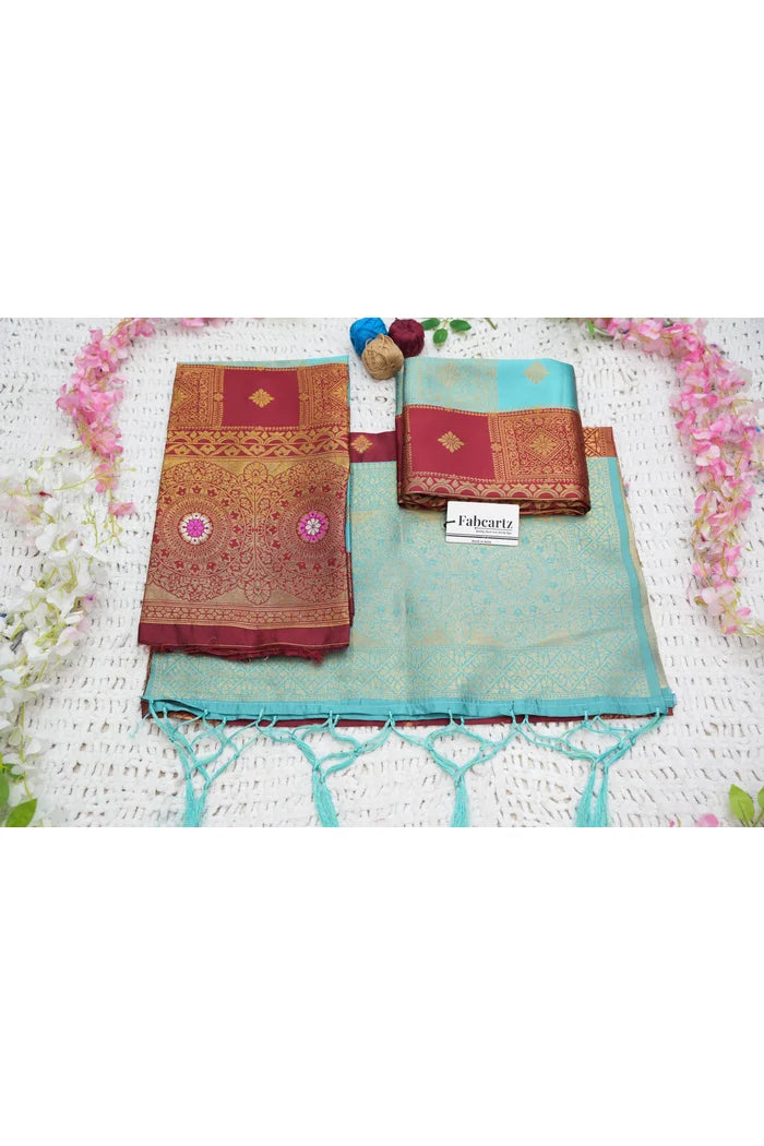 New Kids Traditional South Indian Half Saree (Vishnu Kids)