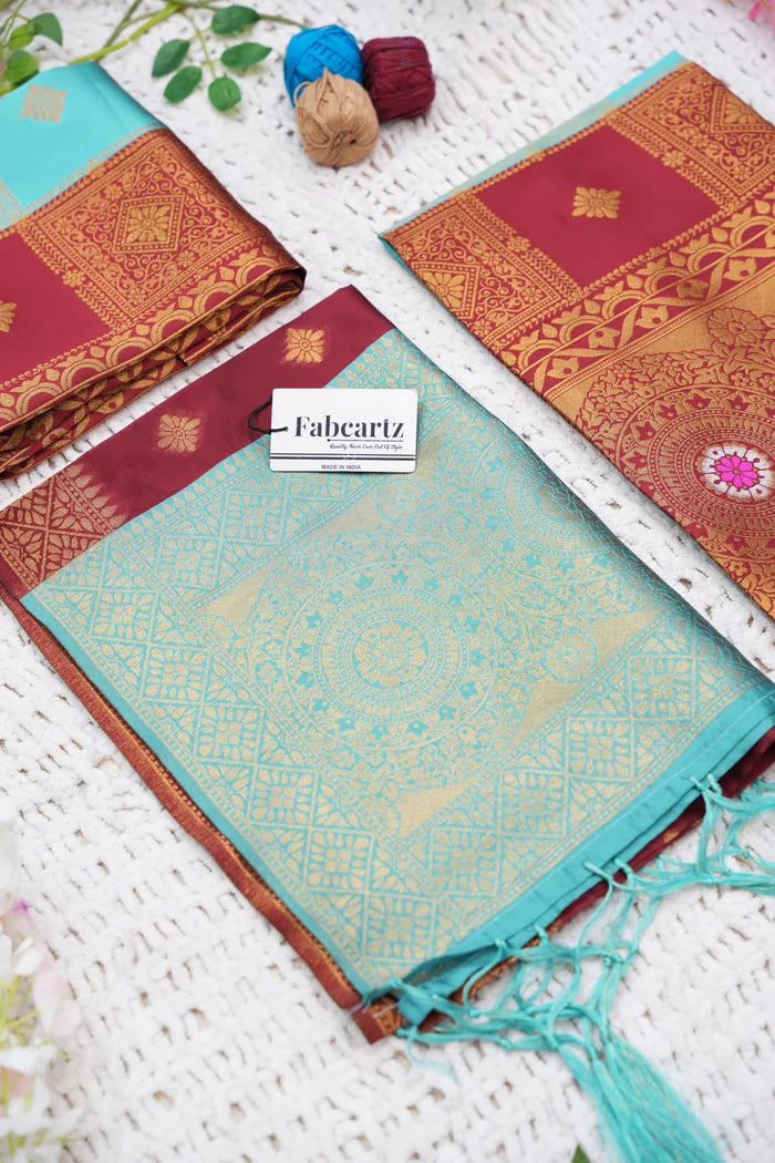 New Kids Traditional South Indian Half Saree (Vishnu Kids)