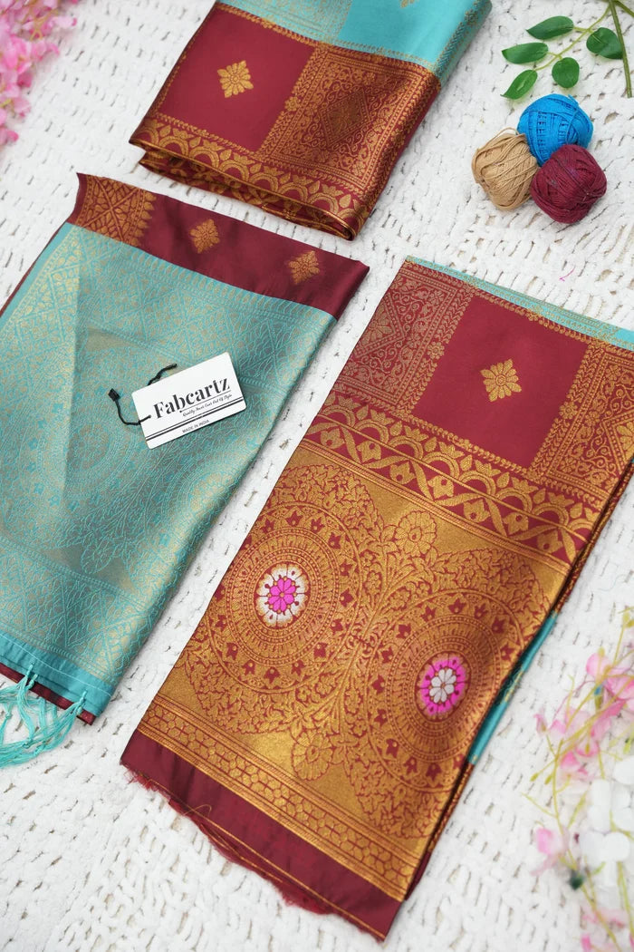 New Kids Traditional South Indian Half Saree (Vishnu Kids)
