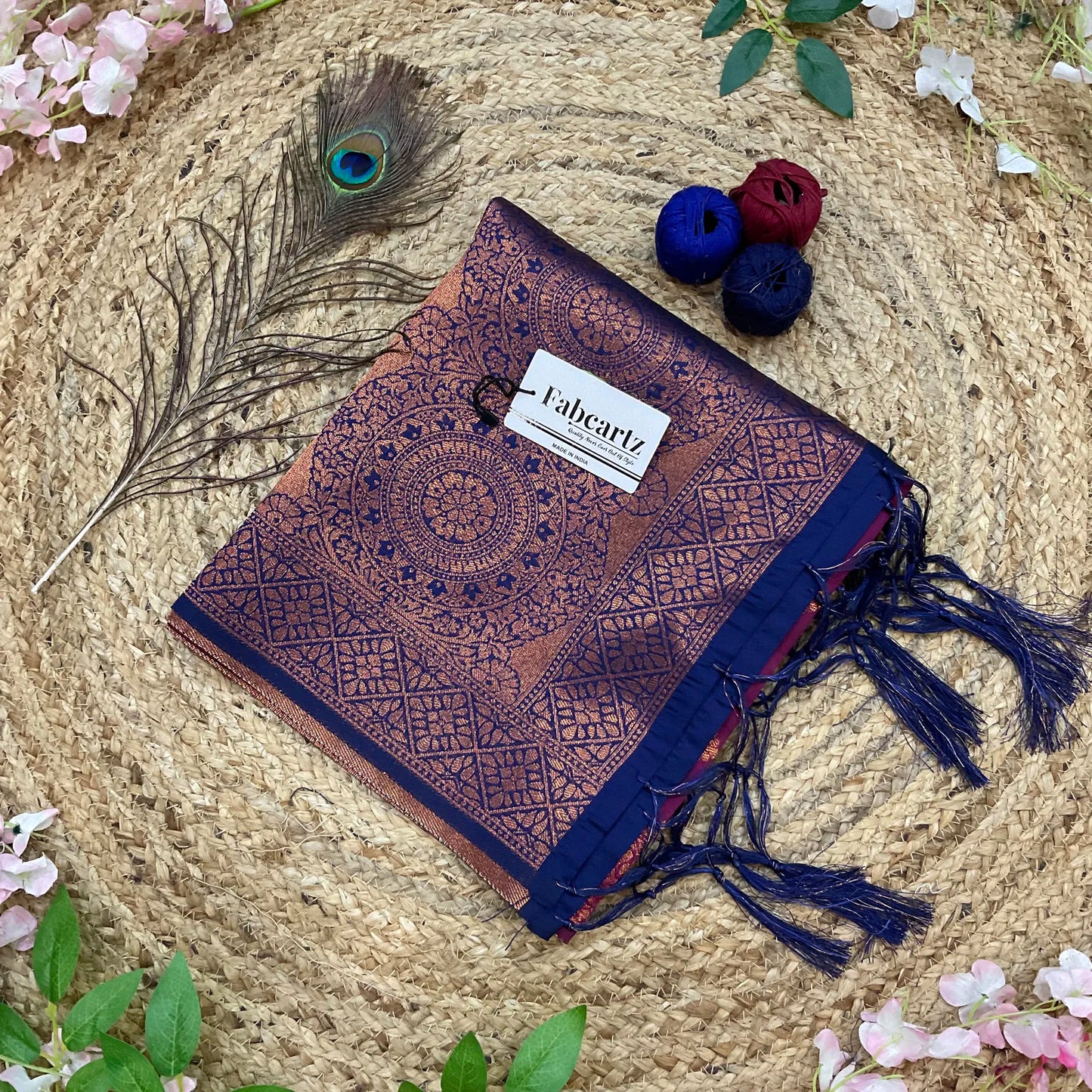 VishnuDup Beautiful Jacquard Woven Design Dupatta for women | Only Dupatta