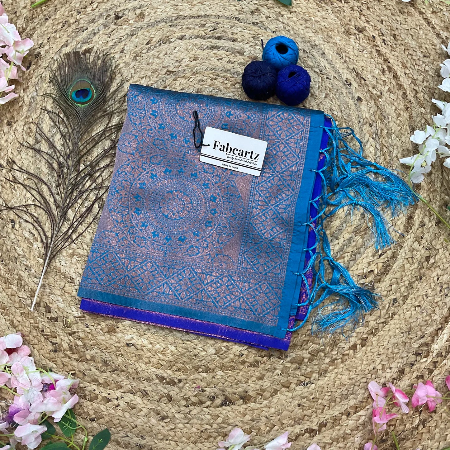 VishnuDup Beautiful Jacquard Woven Design Dupatta for women | Only Dupatta