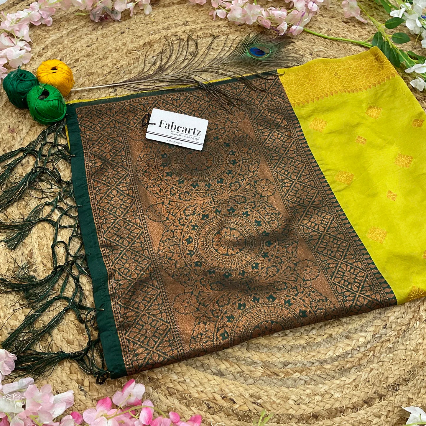 VishnuDup Beautiful Jacquard Woven Design Dupatta for women | Only Dupatta
