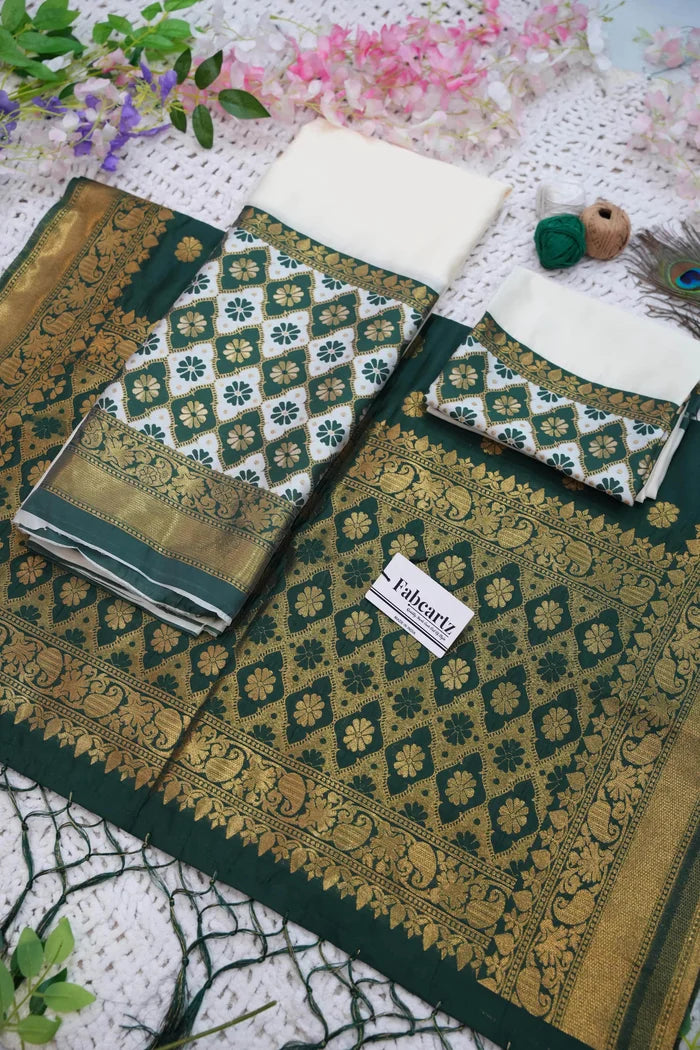 OnlinePattu South Indian Festival Traditional Half Saree