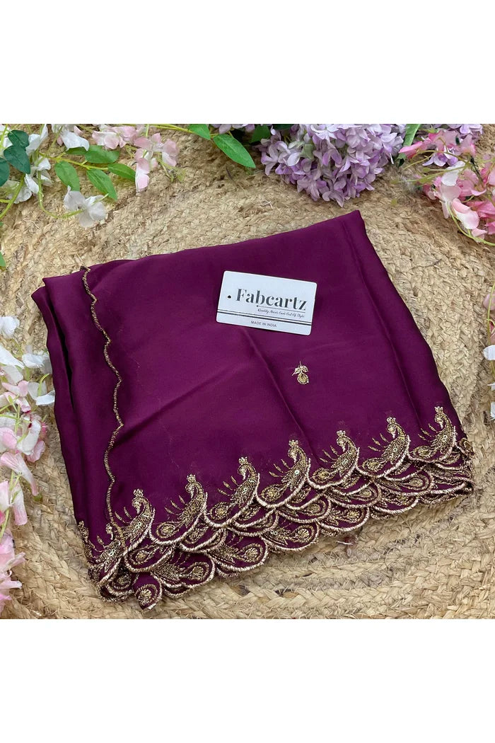 Beautiful Embroidery Rangoli Dupatta for women | Only Dupatta BadeMorwali Dup