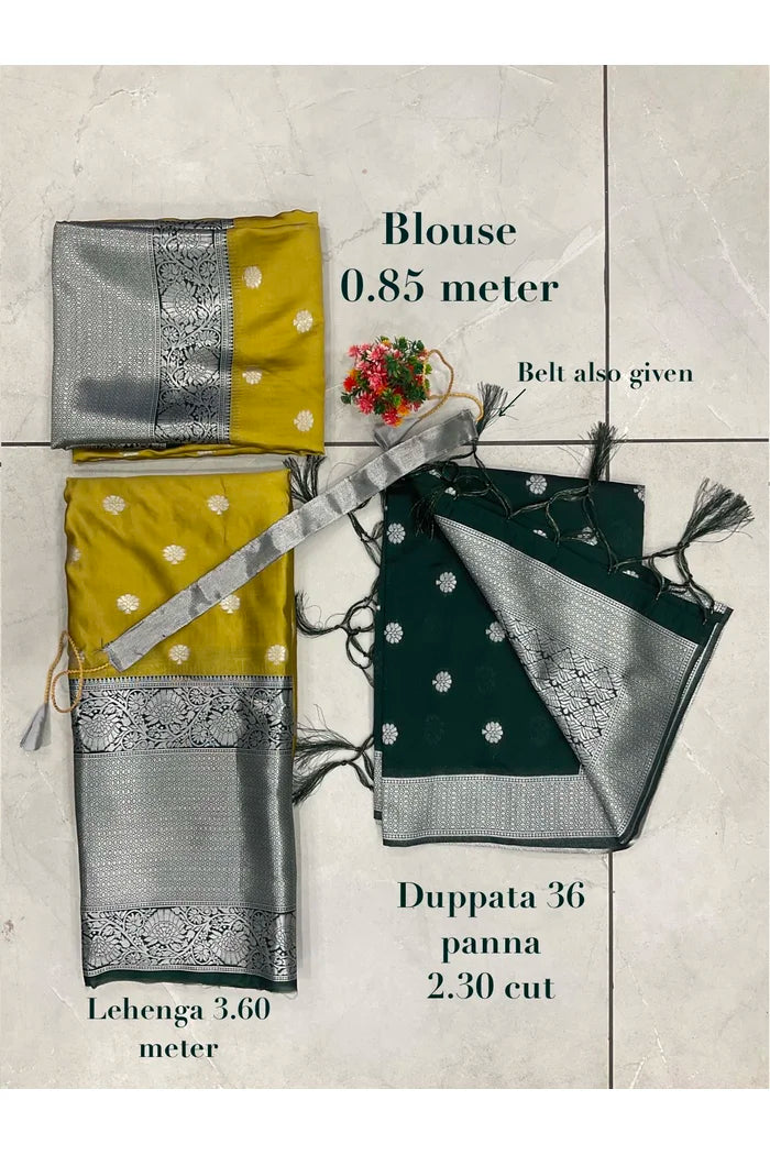 South Indian Festival Traditional Half Saree (Nehal)