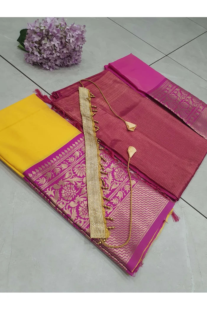 South Indian Festival Traditional Half Saree (Purnima)