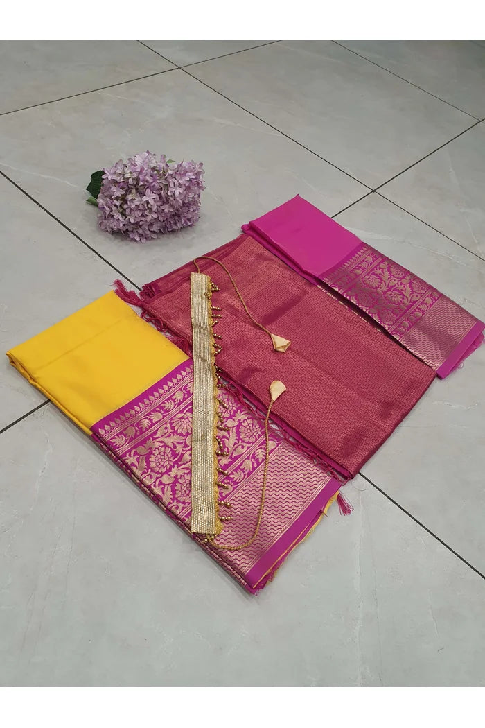 South Indian Festival Traditional Half Saree (Purnima)