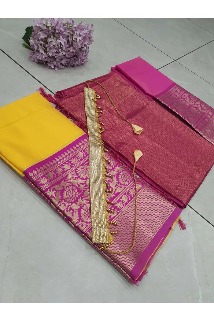 South Indian Festival Traditional Half Saree (Purnima)