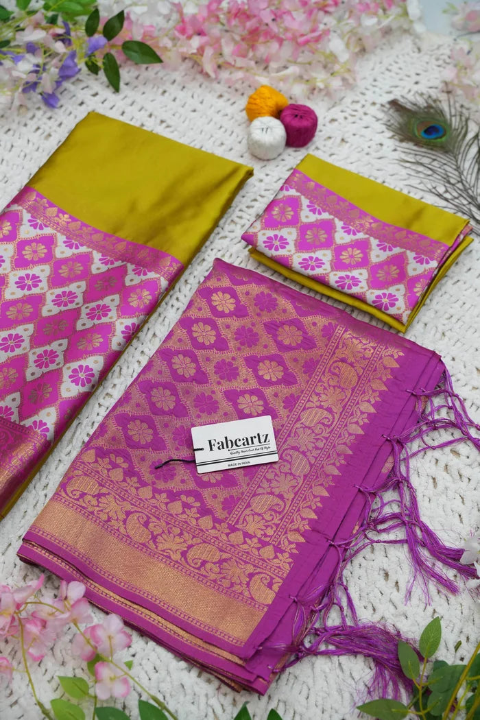 OnlinePattu South Indian Festival Traditional Half Saree