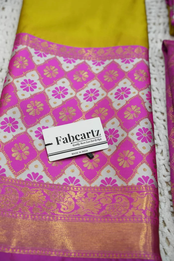 OnlinePattu South Indian Festival Traditional Half Saree