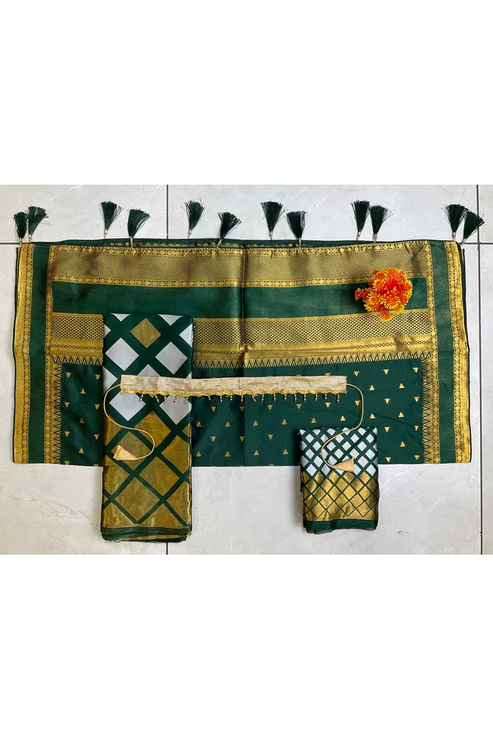 Multiverse Pattu South Indian Festival Traditional Half Saree