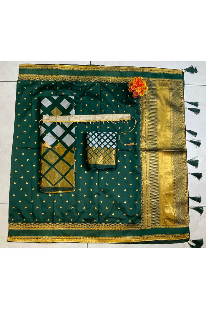 Multiverse Pattu South Indian Festival Traditional Half Saree