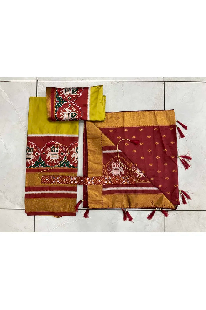 South Indian Festival Traditional Half Saree (Dharmi)