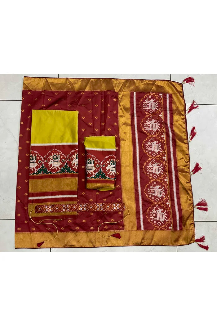 South Indian Festival Traditional Half Saree (Dharmi)