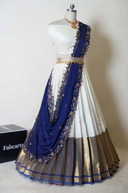 South Indian Festival Traditional Half Saree (Zara)