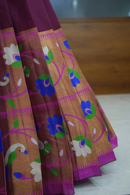Rupmani Women's Woven Design zari work Half Saree with Embroidered Blouse and Dupatta