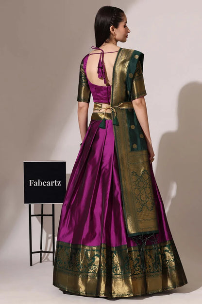 South Indian Festival Traditional Half Saree (Sundarii)
