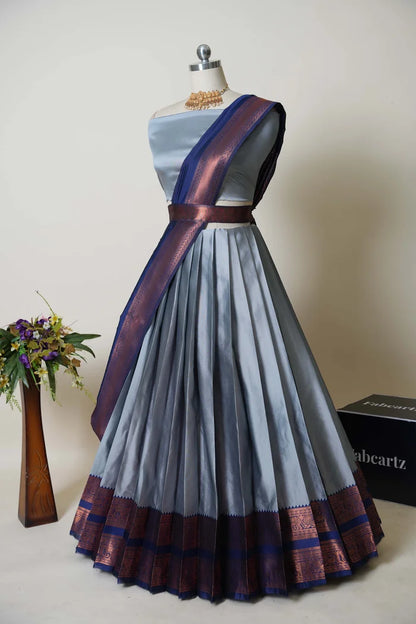 South Indian Festival Traditional Half Saree (Yenugu)