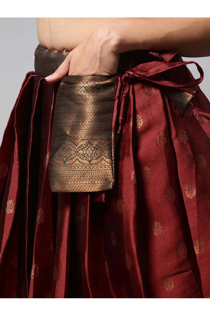 South Indian Festival Traditional Half Saree (Kantara)