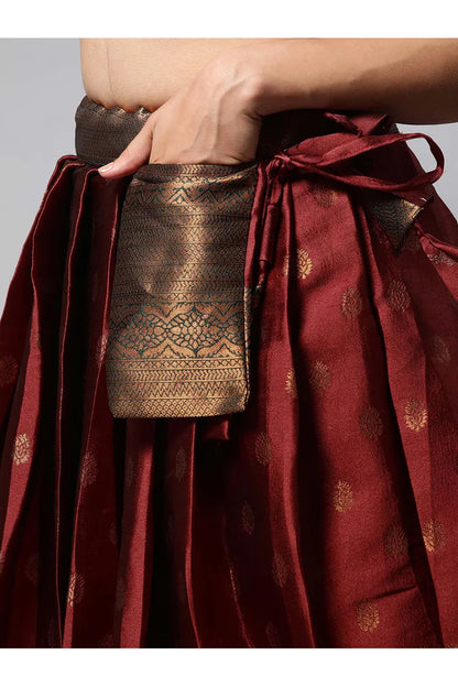 South Indian Festival Traditional Half Saree (Kantara)