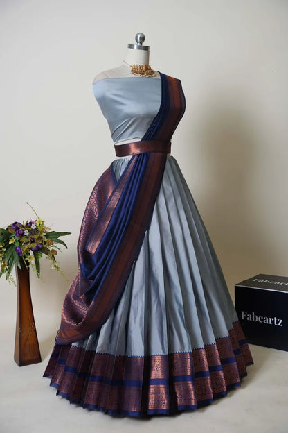 South Indian Festival Traditional Half Saree (Yenugu)