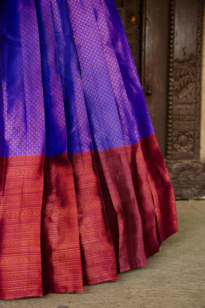 South Indian Festival Traditional Half Saree (Ival)