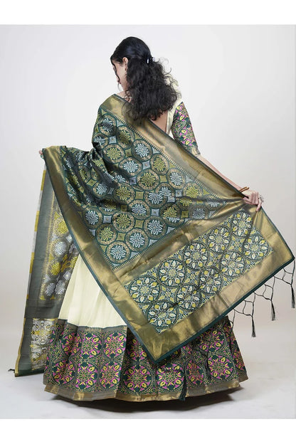 South Indian Festival Traditional Half Saree (GolGolPAttu)