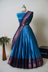 South Indian Festival Traditional Half Saree (Yenugu)