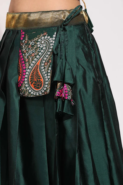 South Indian Festival Traditional Half Saree (Parvati)