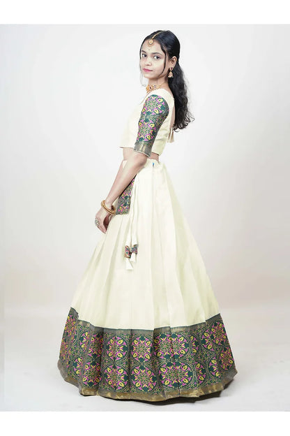 South Indian Festival Traditional Half Saree (GolGolPAttu)